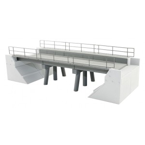 Modern Concrete Bridge - Set B (Expansion Set)