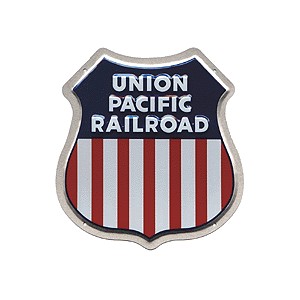Union Pacific Railroad Metal Sign - N Scale American Trains