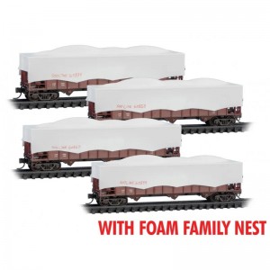 MOW Ballast Hopper - SOO Line (w/Tarp Kit)(4pk)