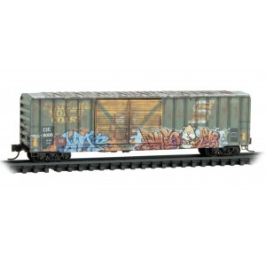 50' Box Car - Cedar Rapids & Iowa City 8006 (Graffitied)