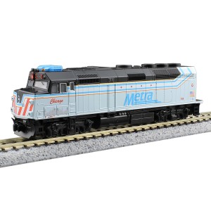 EMD F40PH - Chicago Metra (104 City of Chicago) - N Scale American Trains