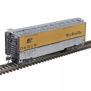 40' Double Door Box Car - Denver Rio Grande Western 60305