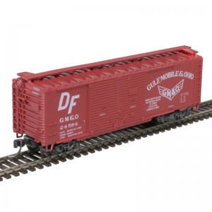 40' Double Door Box Car - Gulf Mobile & Ohio 24507