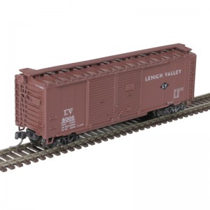 40' Double Door Box Car - Lehigh Valley 8005