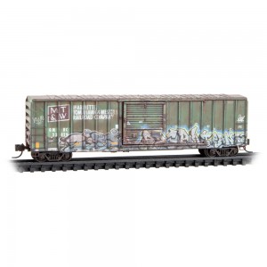 50' Box Car - Green Mountain 23029 (Graffitied)