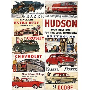 Auto/Transportation Billboard Signs 1940s-1960s (10 Signs)