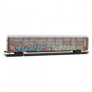 89' Tri-Level Autorack - Norfolk Southern 992536 (Graffitied)