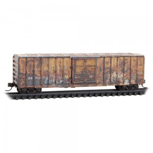 50' Box Car -  Sabine River & Northern ex-Cadiz Railroad 1914 (Weathered)