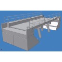 Modern Concrete Bridge - Set A (Complete Bridge)