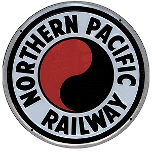 Northern Pacific Railway Metal Sign