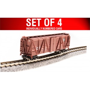 Stock Cars - ATSF (4pk)