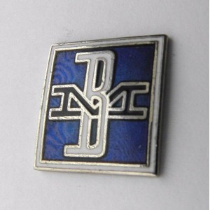 Boston & Maine Square Pin Badge