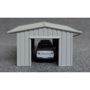 Armco Drive Through Shed - Gray