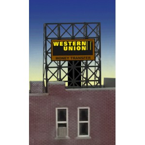 Flashing Billboard - Western Union