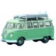 VW Split Screen T1 Samba Bus - Turquoise/Blue White