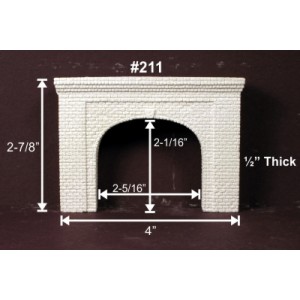 Tunnel Portal - Cut Stone Double-Track 