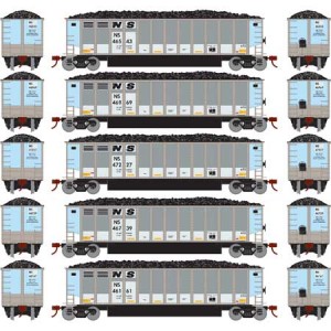 Bethgon Coalporter w/Load - Norfolk Southern 1 (5pk)