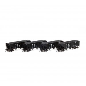 40' 3-Bay Ribbed Hopper w/Load - Penn Central 1 (4pk)