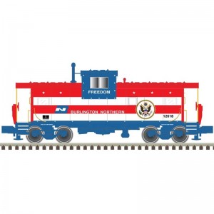 Extended Vision Caboose - Burlington Northern Desert Storm 12618