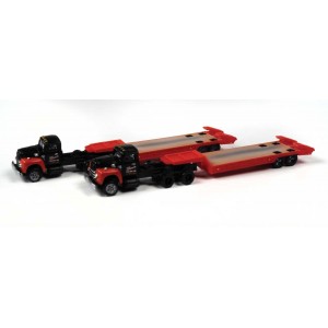 1954 IH R-190 Tractor/Lowboy Trailer Set - Bonito Contractor (2pk)