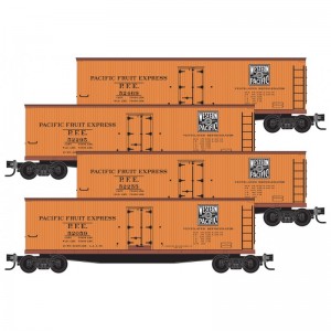 40' Wood Reefer - Western Pacific (4pk)