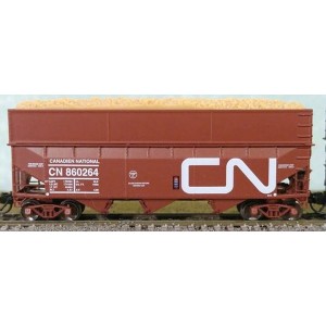 3 Bay Woodchip Hopper - Canadian National 860278