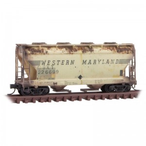 2 Bay Hopper - CSX (ex Western Maryland) 226699 (Weathered)