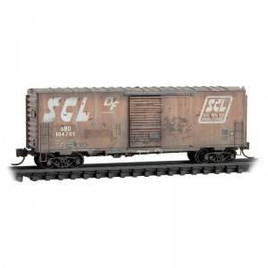 40' Box Car - CSX (Ex Seaboard Coast Line) 104701 (Weathered)