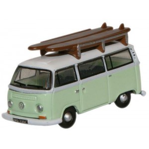 VW Minibus - Birch Green/White