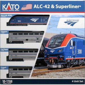 Amtrak ALC-42 & Superliner Phase VI 4-Unit "Starter Series" Set