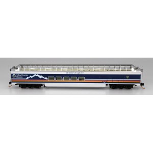 Super Dome Passenger Car - McKinley Explorer 56 Knik (w/Interior Lights)