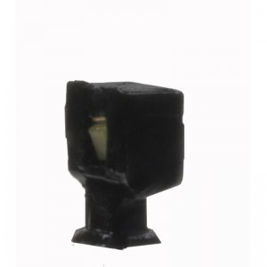 Wall Mount Square Light Black (3pk)