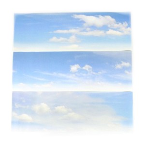 Cloudy Sky Small Photo Backscene (1372x152mm)