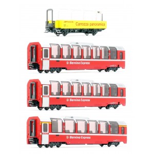 RhB Bernina Express (New Logo) 4 Car Add On Coach Set