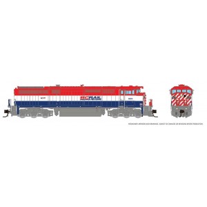 Dash 8-40CM - BC Rail 4603 (DC,DCC & Sound)