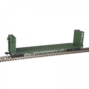 48' GSI Bulkhead Flat Car - BC Rail 51701