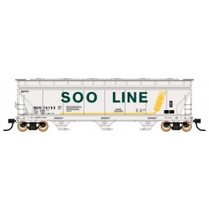 ACF 4650 Cu Ft 3 Bay Hopper - SOO Line 74211