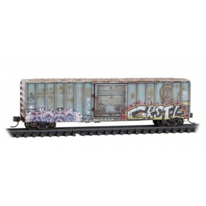 50' Box Car - Sabine River & Northern 3714 (Graffitied)