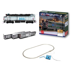 Chicago Metra F40PH Commuter Train Starter Set