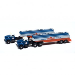 1954 IH R-190 Tractor/Tanker Trailer Set - Chevron (2pk)