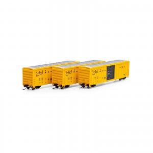 50' FMC 5347 Box Car - Railbox (3pk)