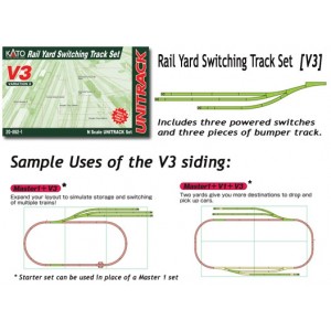 Unitrack V3 Rail Yard Switching Track Set